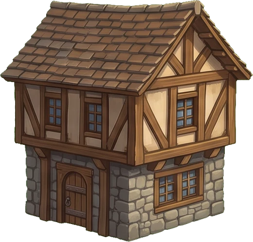 House tier 10: a stone and timber hall
